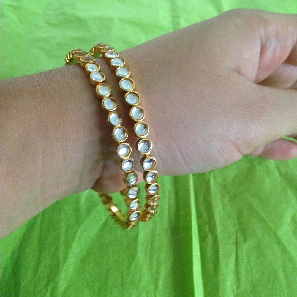 Bangles( kundan) - Picture 2 of 2